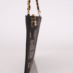 Chanel 2002 Canvas Icon Chain Pochette - FashioNica