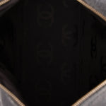 Chanel 2002 Caviar Acrylic Wood Chain Shoulder Bag - FashioNica