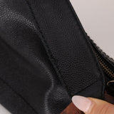 Chanel 2002 Caviar Acrylic Wood Chain Shoulder Bag - FashioNica