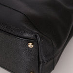 Chanel 2002 Caviar Acrylic Wood Chain Shoulder Bag - FashioNica