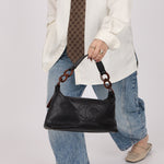 Chanel 2002 Caviar Acrylic Wood Shoulder Bag - FashioNica