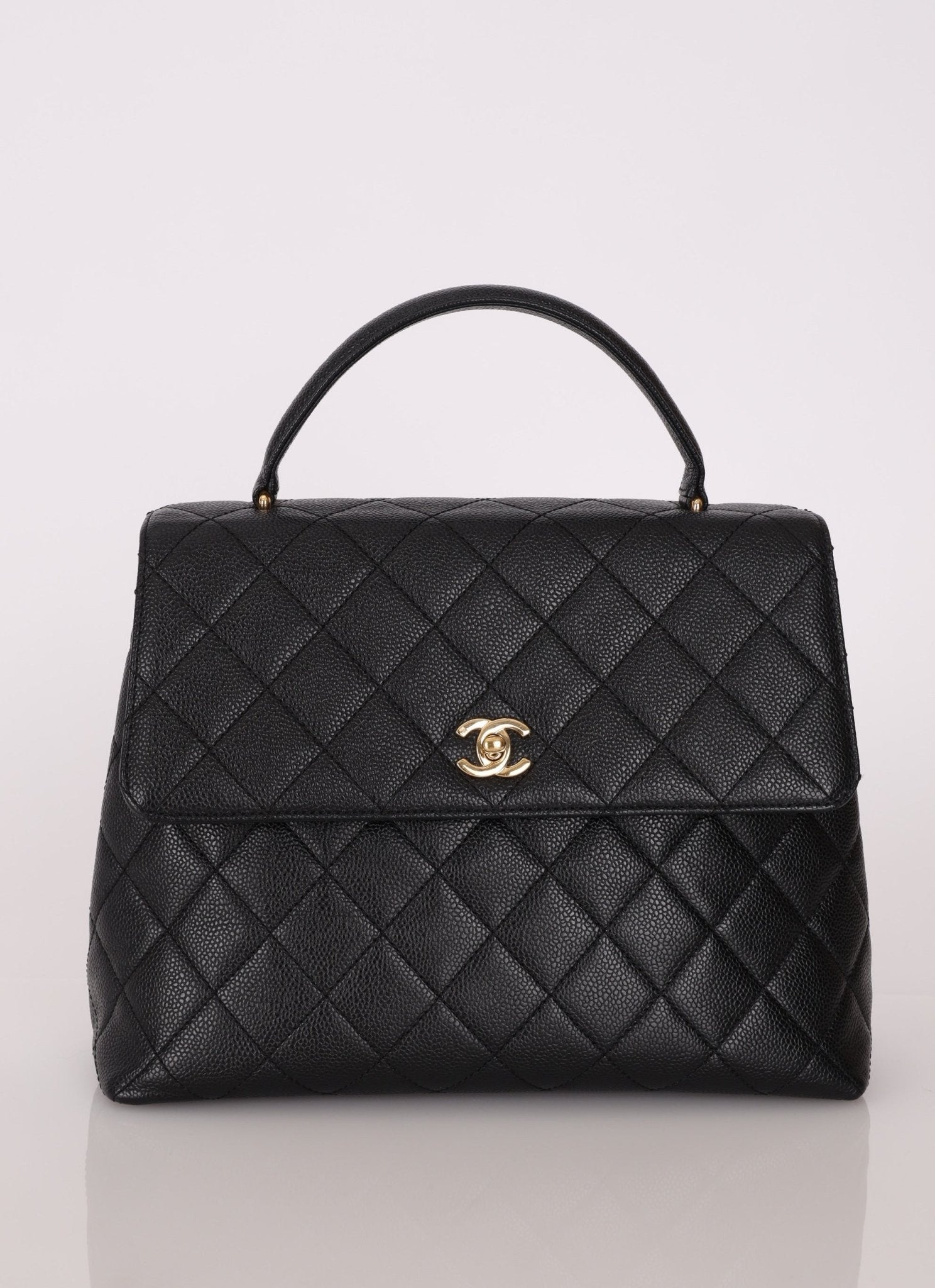 Chanel 2002 Caviar Kelly Top Handle - FashioNica