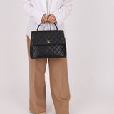 Chanel 2002 Caviar Kelly Top Handle - FashioNica