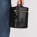 Chanel 2002 Caviar Timeless Vanity Bag 24K GP - FashioNica