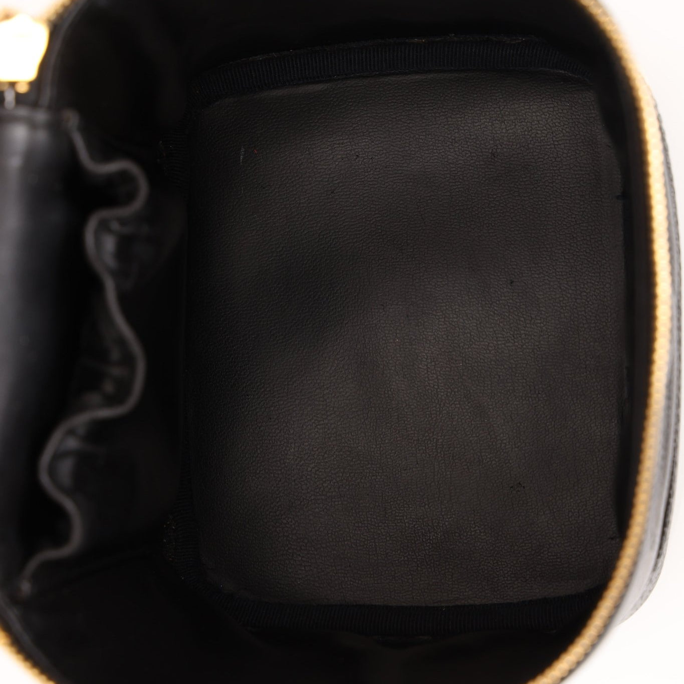 Chanel 2002 Caviar Timeless Vanity Bag 24K GP - FashioNica