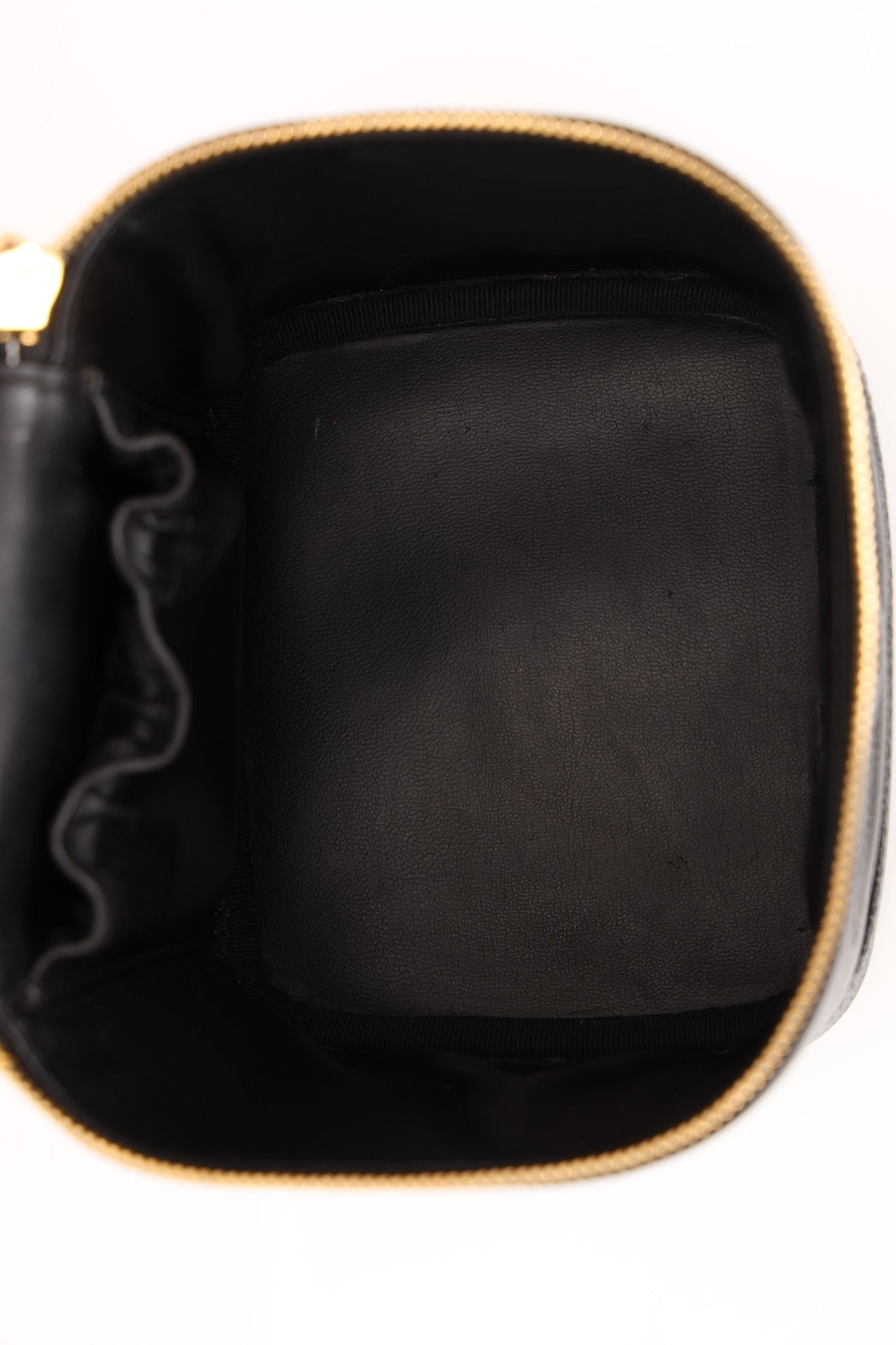 Chanel 2002 Caviar Timeless Vanity Bag 24K GP - FashioNica