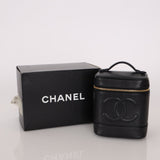Chanel 2002 Caviar Timeless Vanity Bag 24K GP - FashioNica