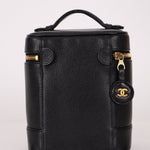 Chanel 2002 Caviar Timeless Vanity Bag 24K GP - FashioNica