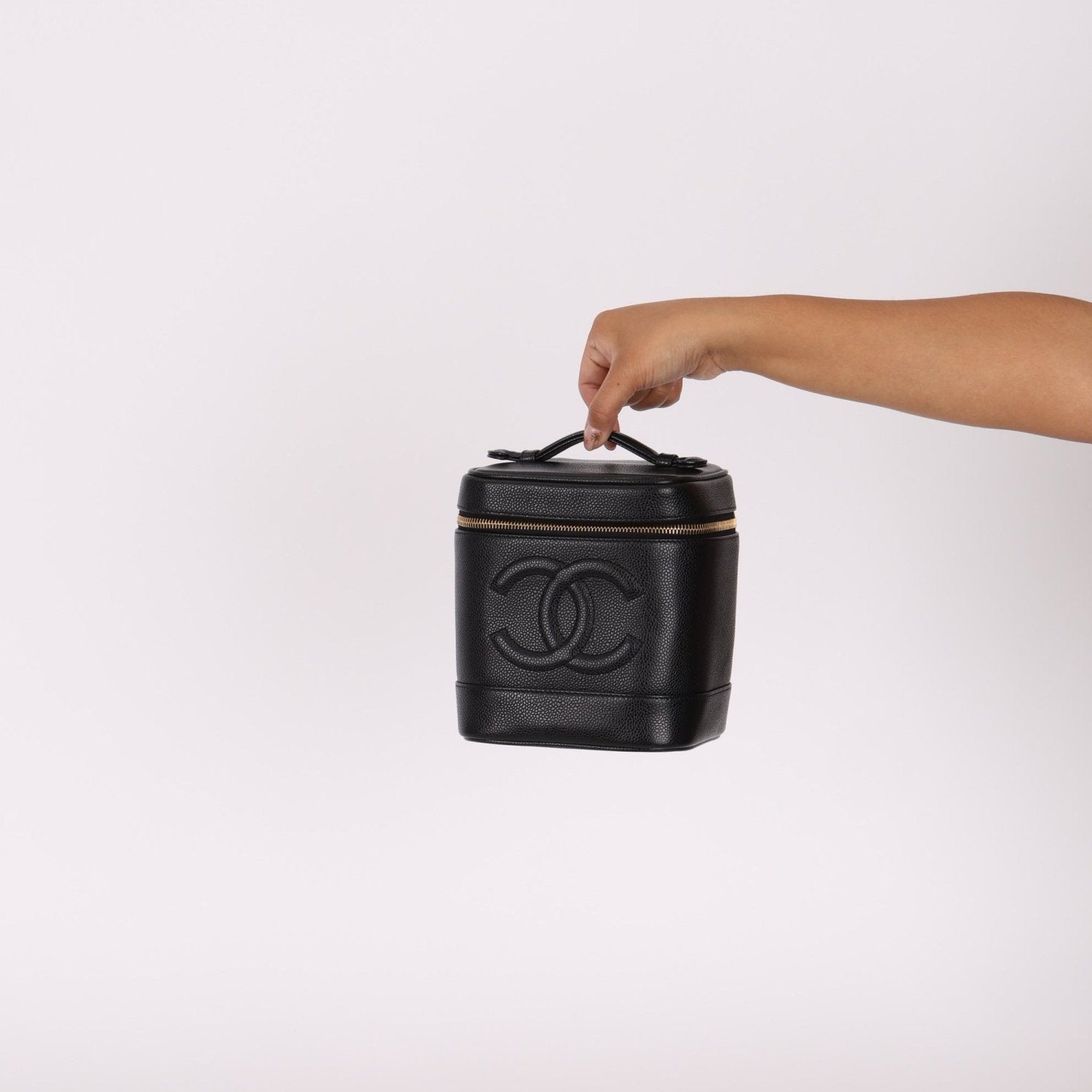 Chanel 2002 Caviar Vanity Bag - FashioNica