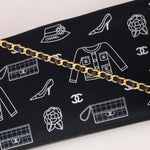 Chanel 2002 Coco Icons Symbol Canvas Pochette - FashioNica