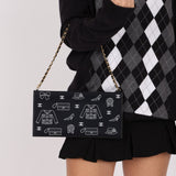 Chanel 2002 Coco Icons Symbol Canvas Pochette - FashioNica