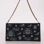 Chanel 2002 Coco Icons Symbol Canvas Pochette - FashioNica