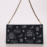 Chanel 2002 Coco Icons Symbol Canvas Pochette - FashioNica