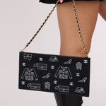 Chanel 2002 Coco Icons Symbol Canvas Pochette - FashioNica