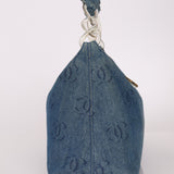 Chanel 2002 Denim Logo Shoulder Bag - FashioNica