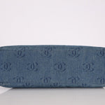 Chanel 2002 Denim Logo Shoulder Bag - FashioNica