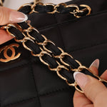 Chanel 2002 Lambskin Chocolate Bar Chain Camera Bag 24K GP - FashioNica