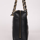 Chanel 2002 Lambskin Chocolate Bar Chain Camera Bag 24K GP - FashioNica