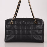 Chanel 2002 Lambskin Chocolate Bar Chain Camera Bag 24K GP - FashioNica