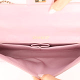 Chanel 2002 Lilac Lambskin Chocolate Bar East West Flap 24K GP - FashioNica