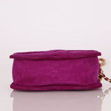 Chanel 2002 Magenta Suede Tassel Camera Bag 24K GP - FashioNica