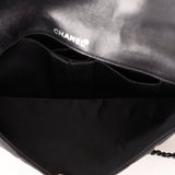 Chanel 2002 Nylon So Black Chocolate Bar East West Flap Bag - FashioNica