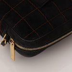 Chanel 2002 Suede Chocolate Bar Camera Bag 24K GP - FashioNica