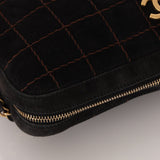 Chanel 2002 Suede Chocolate Bar Camera Bag 24K GP - FashioNica