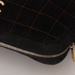 Chanel 2002 Suede Chocolate Bar Camera Bag 24K GP - FashioNica