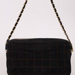 Chanel 2002 Suede Chocolate Bar Camera Bag 24K GP - FashioNica