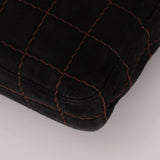 Chanel 2002 Suede Chocolate Bar Camera Bag 24K GP - FashioNica