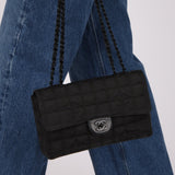 Chanel 2002 Travel Ligne Incognito Medium Flap Bag - FashioNica