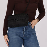 Chanel 2002 Travel Ligne Incognito Medium Flap Bag - FashioNica