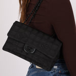 Chanel 2002 Travel Ligne Incognito Medium Flap Bag - FashioNica