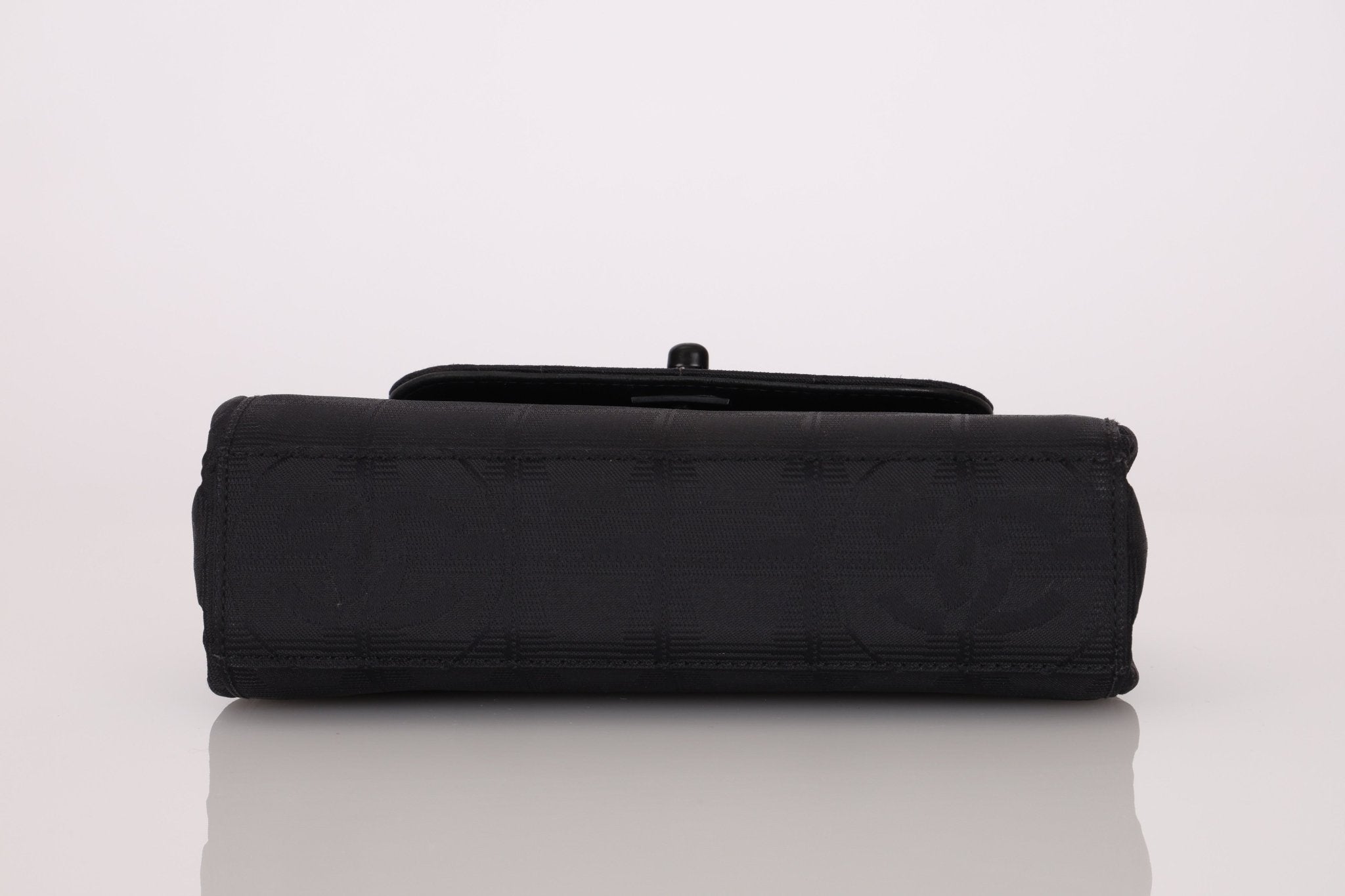 Chanel 2002 Travel Ligne So Black Tunlock Mini Flap - FashioNica