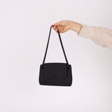 Chanel 2002 Travel Ligne So Black Tunlock Mini Flap - FashioNica