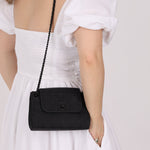 Chanel 2002 Travel Ligne So Black Tunlock Mini Flap - FashioNica