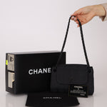 Chanel 2002 Travel Ligne So Black Tunlock Mini Flap - FashioNica