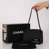 Chanel 2002 Travel Ligne So Black Tunlock Mini Flap - FashioNica