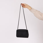 Chanel 2002 Travel Ligne So Black Tunlock Mini Flap - FashioNica