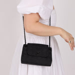 Chanel 2002 Travel Ligne So Black Tunlock Mini Flap - FashioNica