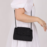 Chanel 2002 Travel Ligne So Black Tunlock Mini Flap - FashioNica