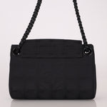 Chanel 2002 Travel Ligne So Black Tunlock Mini Flap - FashioNica