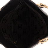 Chanel 2003 Lambskin Chocolate Bar Quilted Foldover Clutch 24k GP - FashioNica