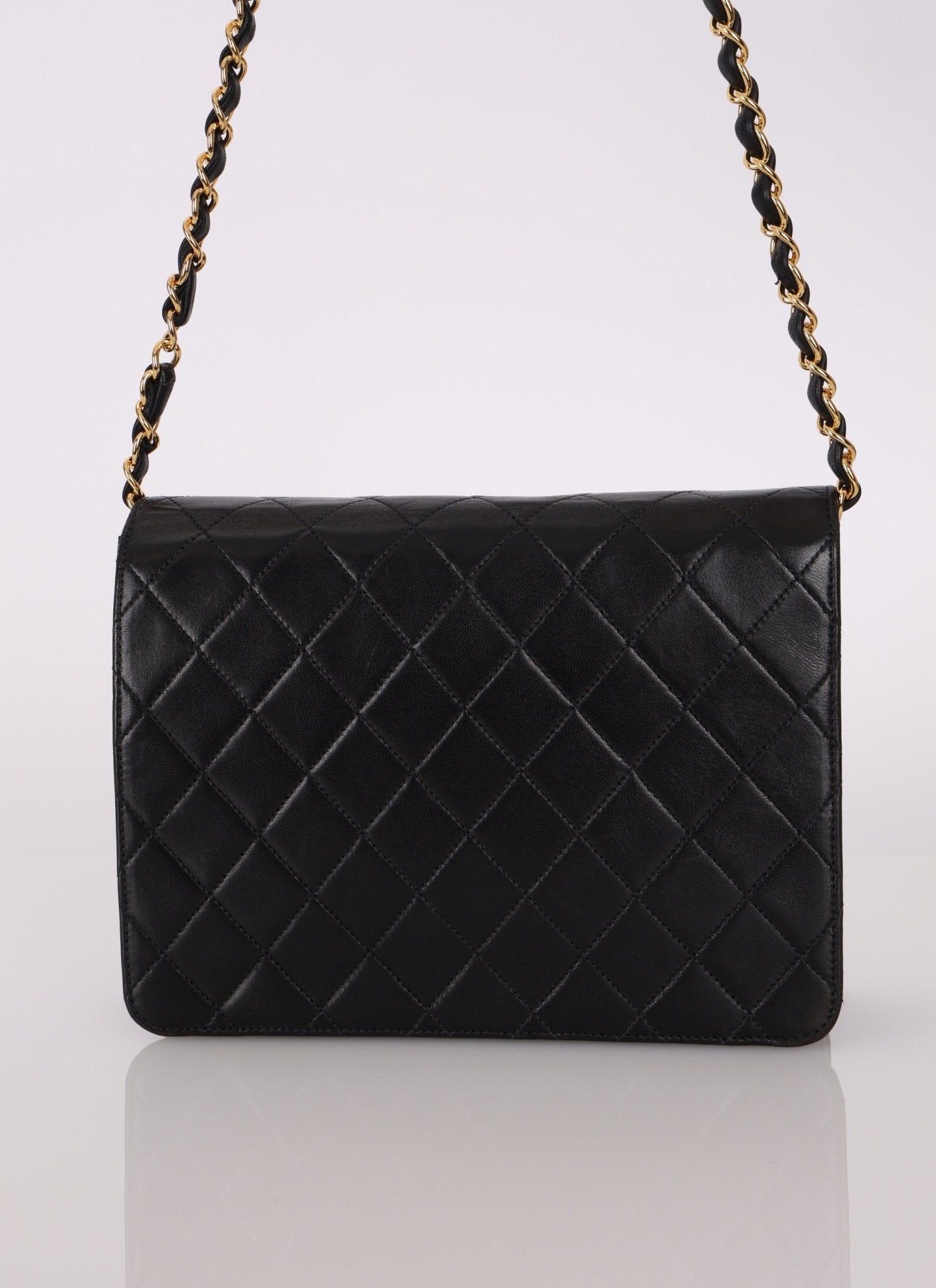 Chanel 2003 Lambskin Turnlock Square Single Half Flap - FashioNica