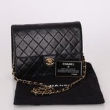 Chanel 2003 Lambskin Turnlock Square Single Half Flap - FashioNica