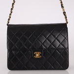 Chanel 2003 Lambskin Turnlock Square Single Half Flap - FashioNica