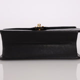 Chanel 2003 Lambskin Turnlock Square Single Half Flap - FashioNica