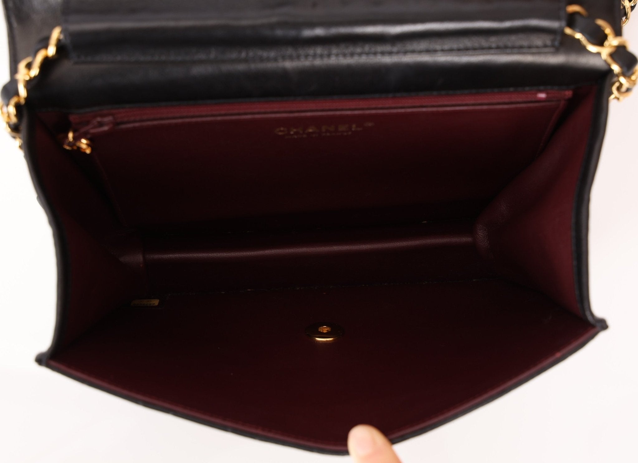 Chanel 2003 Lambskin Turnlock Square Single Half Flap - FashioNica