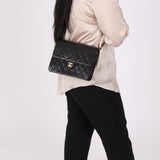 Chanel 2003 Lambskin Turnlock Square Single Half Flap - FashioNica